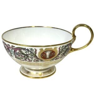 Antique Sevres Château de Fontainebleau 1876 Large Teacup-Elegant!